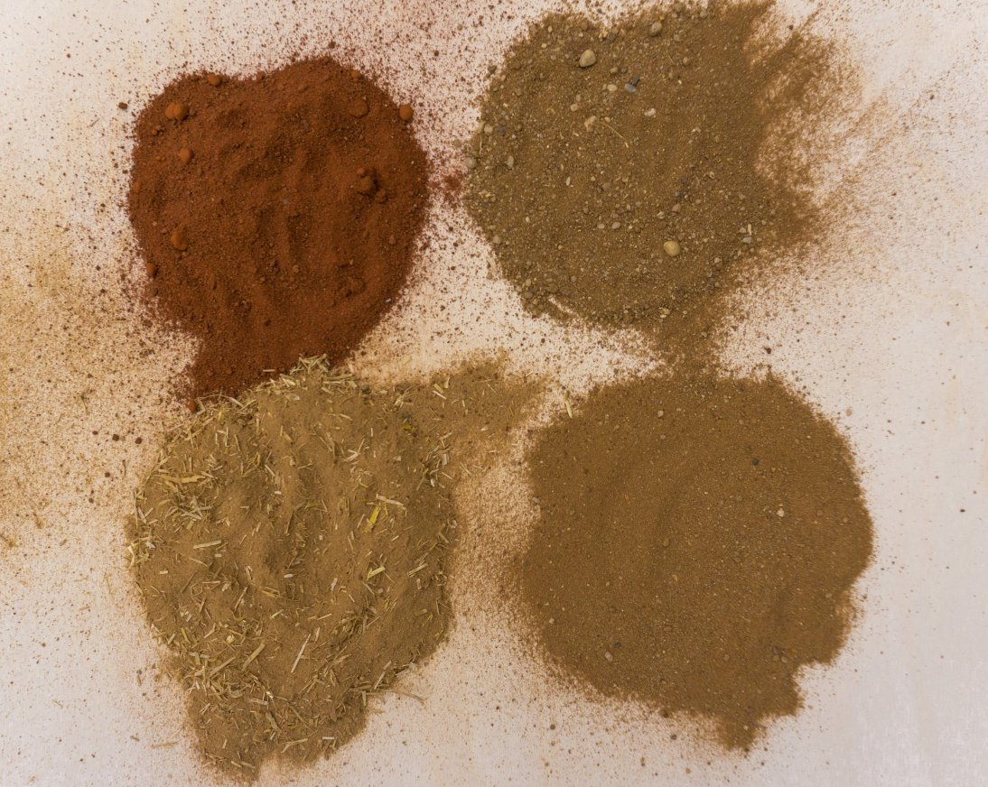 différents types de plâtre d'argile